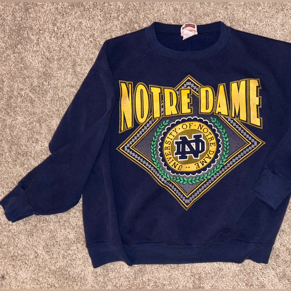 Vintage M Notre Dame Crewneck Sweatshirt